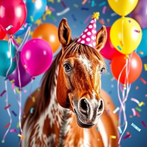 happy birthday horse images