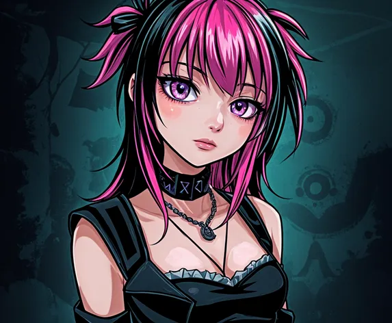 emo anime girl