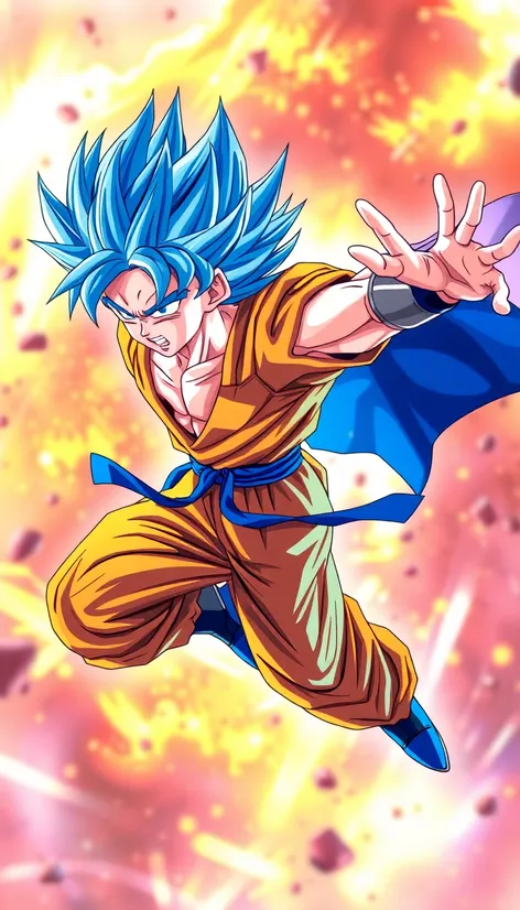 super saiyan goku blue