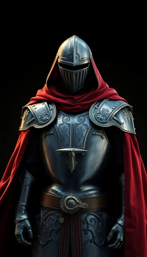 knight armor cape