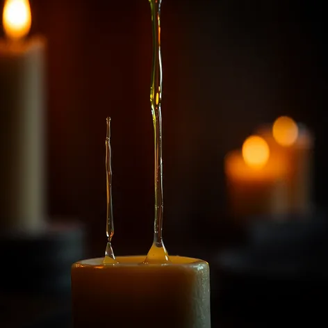 melted candle