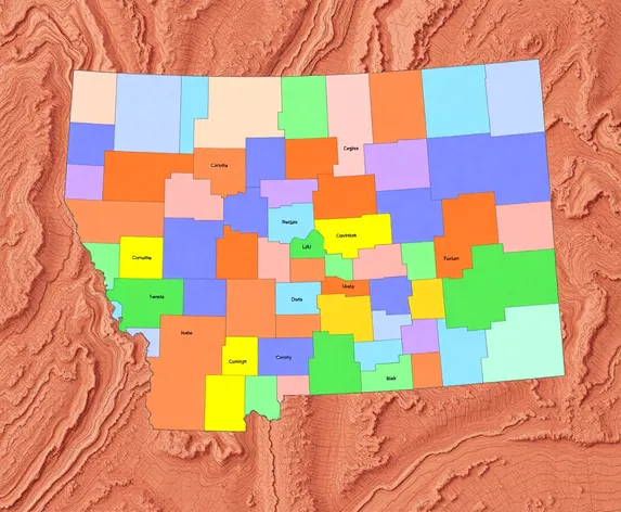 montana counties map