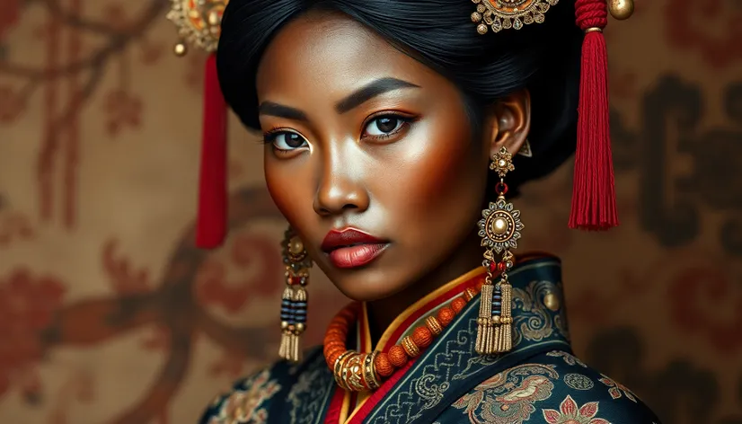 black chinese woman