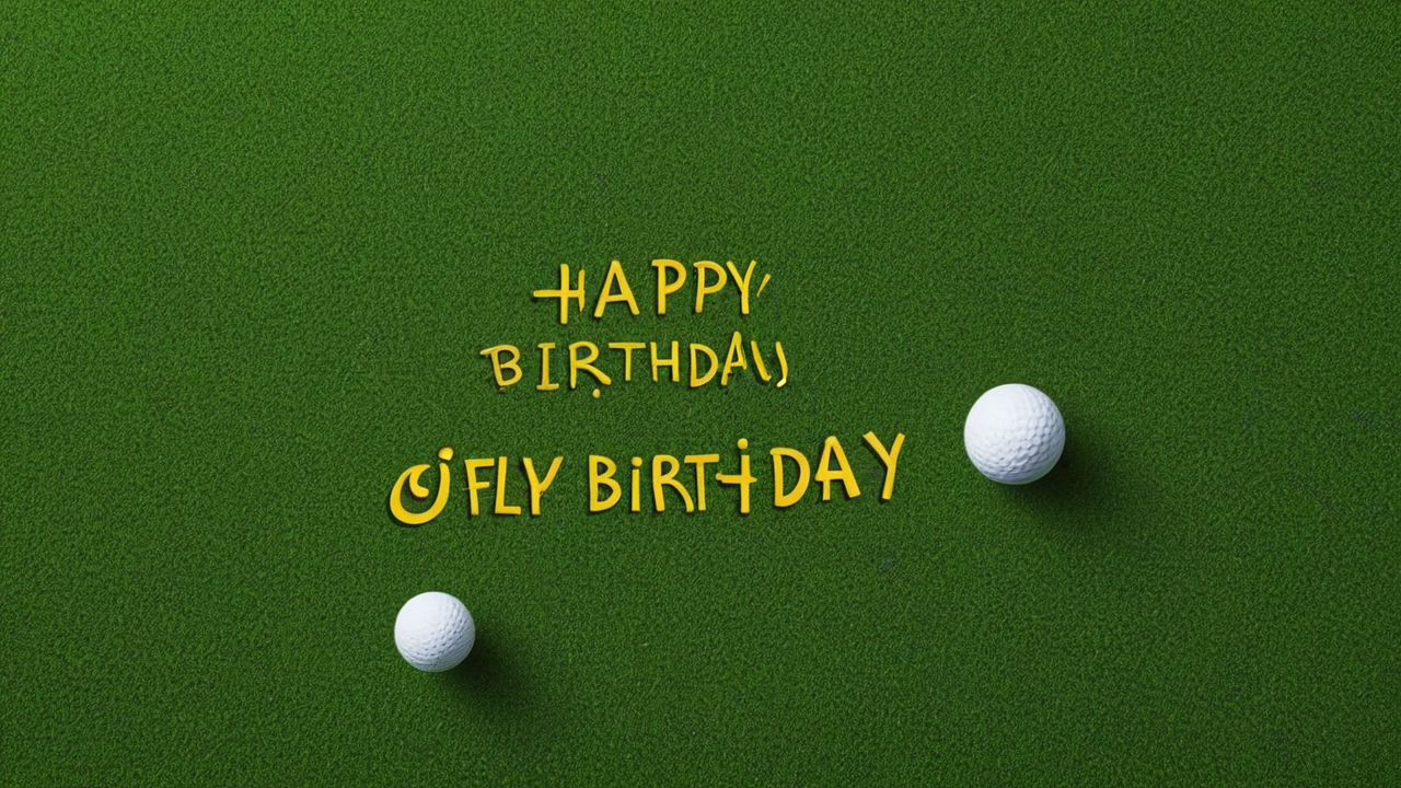 happy birthday golf Image – Free AI Generator | Makepix