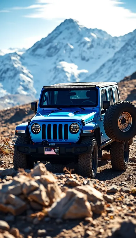 arctic blue jeep wrangler