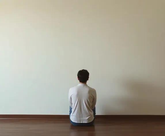 person sitting alone