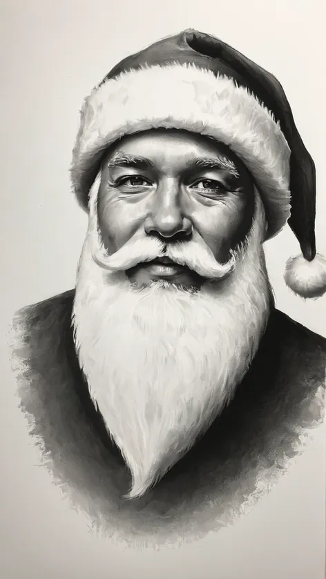 santa hat drawing