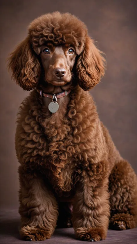 chocolate poodle