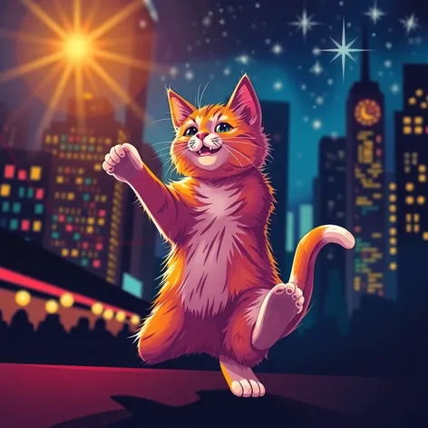 cat and dance