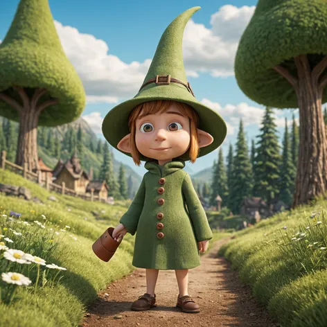 Make snufkin from moominvalley