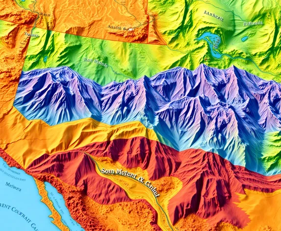 map of southwest united