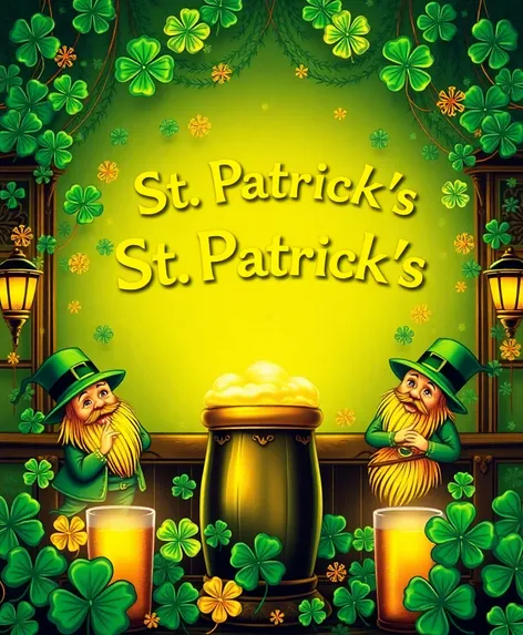 st patricks bar background