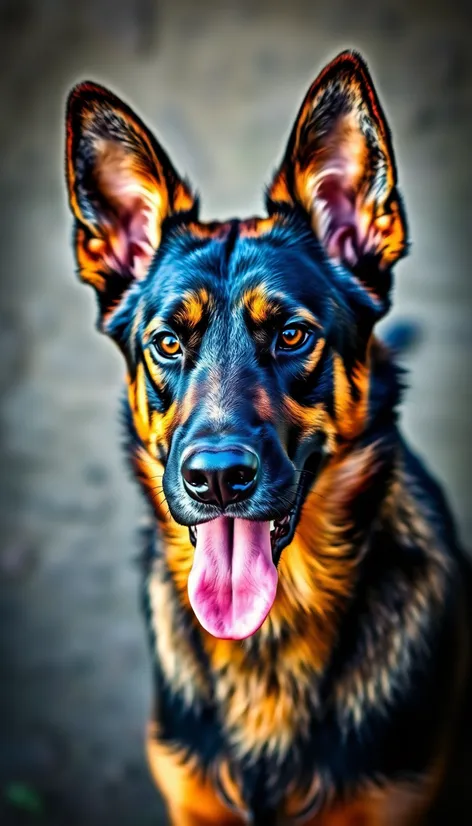 german shepherd and doberman