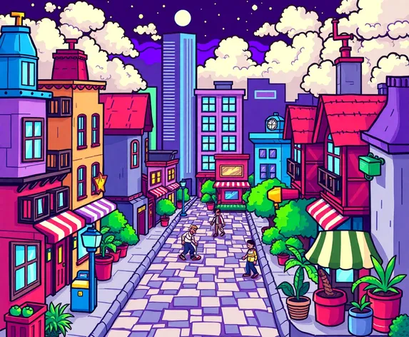 toontown pixel art