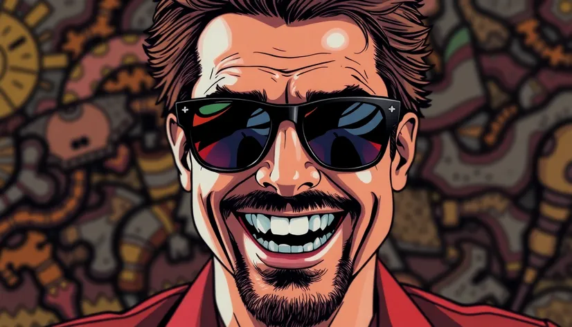 grinning sunglasses reaction image