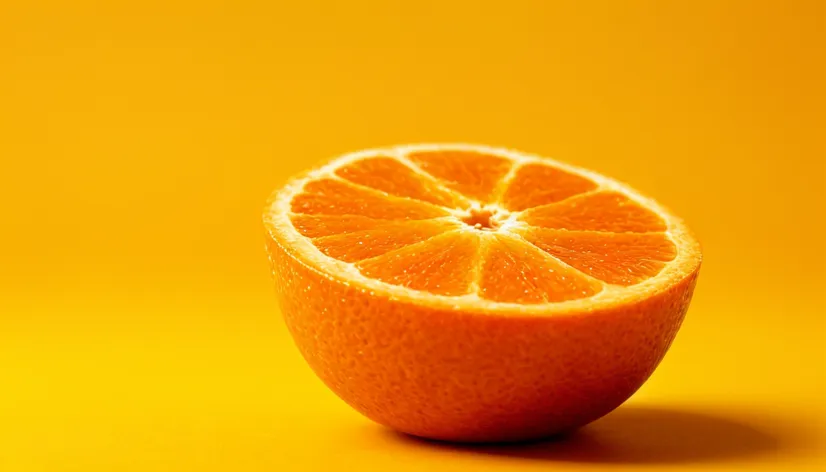 orange slice drawing