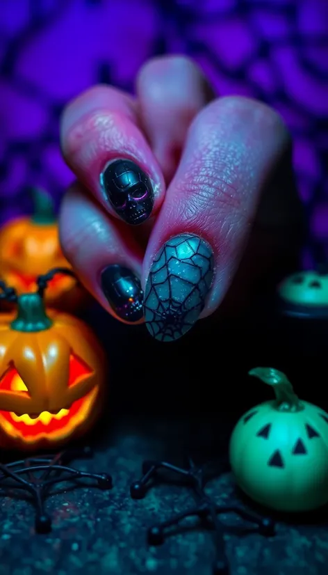 nightmare before christmas nails