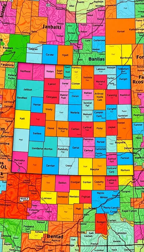 county map south dakota