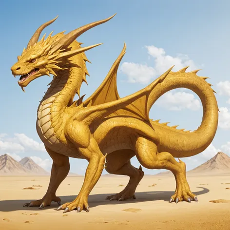 yellow sand dragon