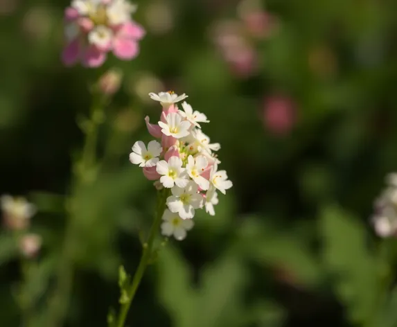 white stock flower