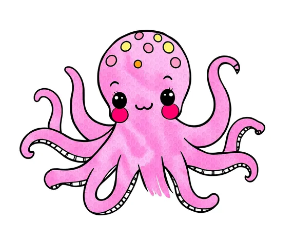 octopus coloring page