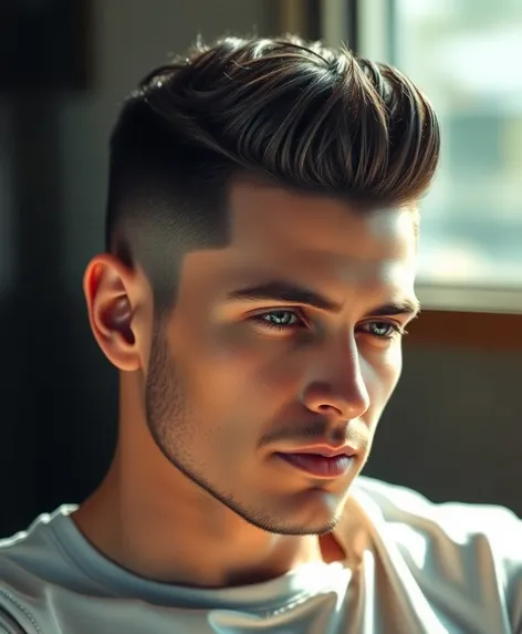 high fade haircut men