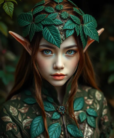 female wood elf costume