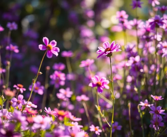 purple flowers background