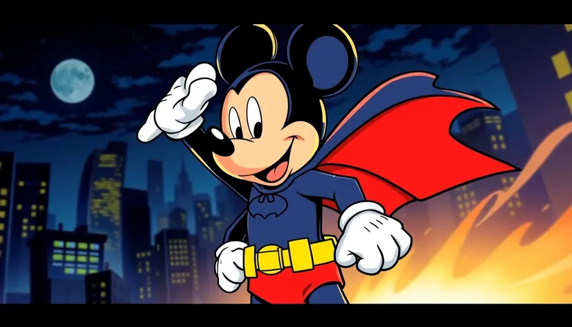 mickey mouse as batman