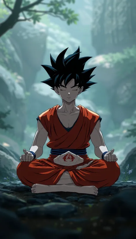 goku meditating