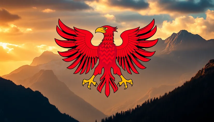 polish flag eagle