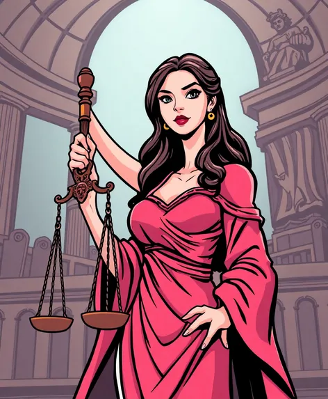 cartoon lady justice