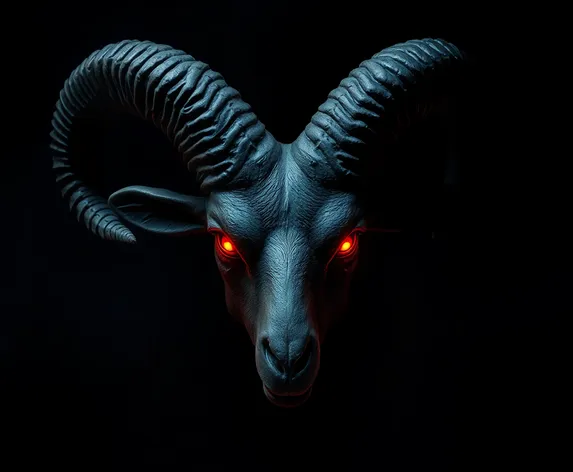 satanic ram's head