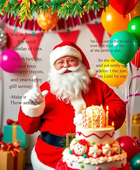 happy birthday from santa