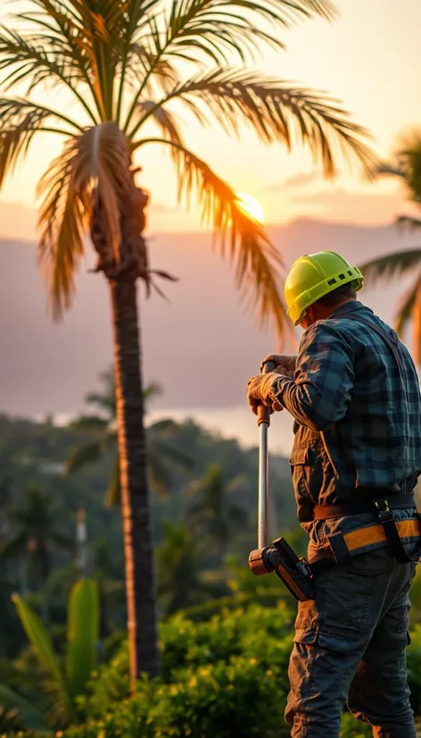 palm tree trimmer