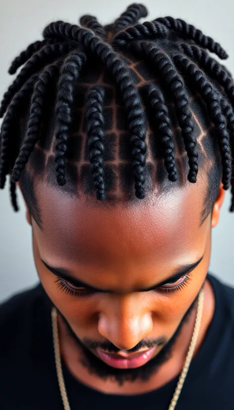 men hair style braids