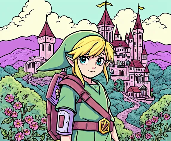 zelda coloring sheets