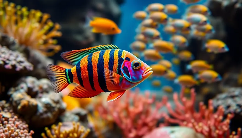 rainbow cichlid