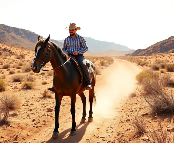 cowboy with a horse