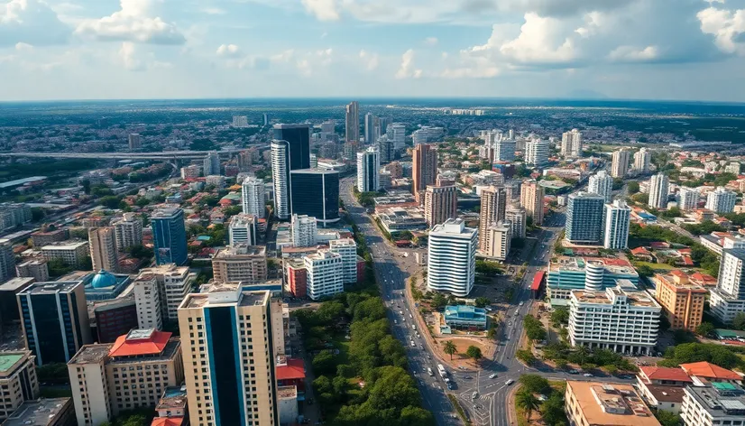 aerial view of daresalaam