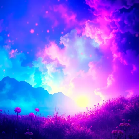 purple and blue background