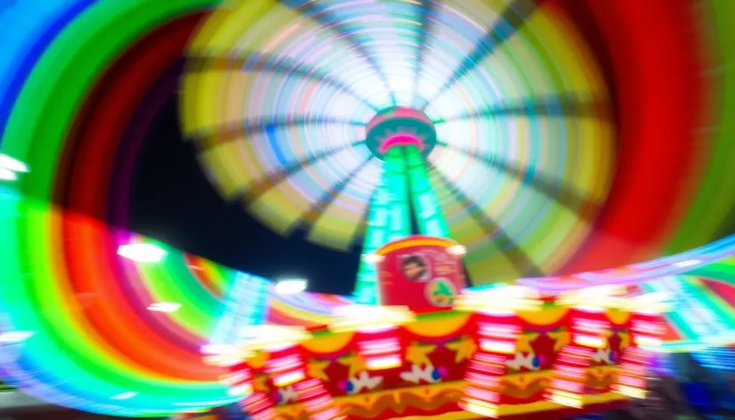 tilt-a-whirl amusement ride