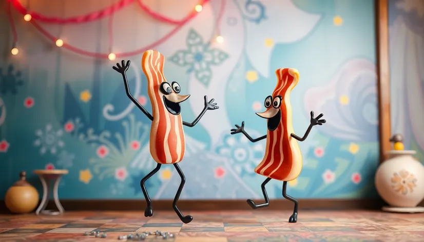 dancing bacon