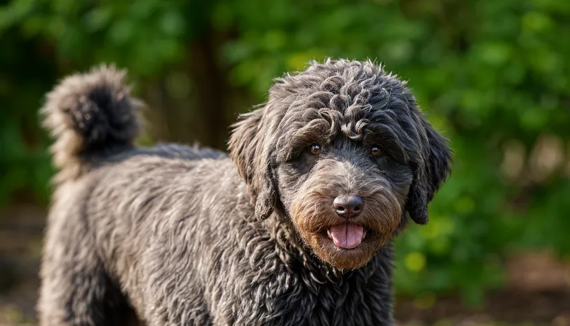 black golden doodle