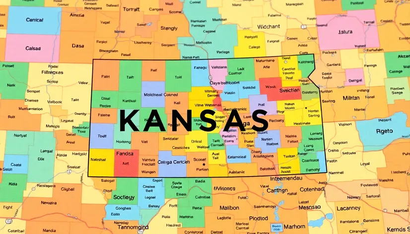 ks county map with