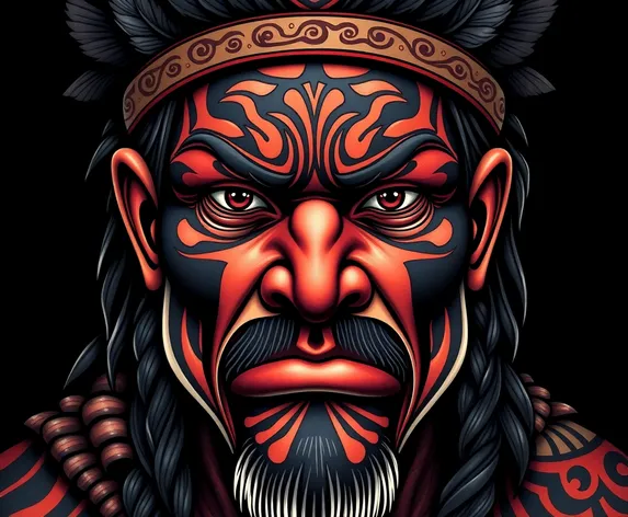 maori tattoo warrior