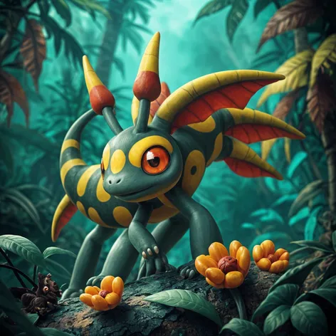 African larvae Pokemon