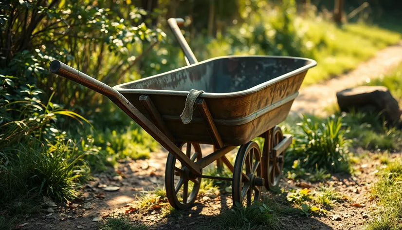 two wheel wheelbarrow