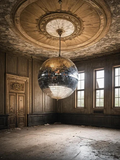 disco ball in long