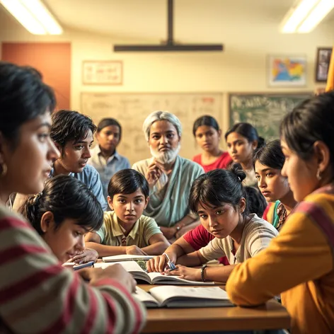 indian teachers teaching in